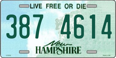 NH license plate 3874614