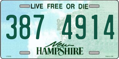 NH license plate 3874914