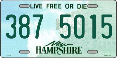 NH license plate 3875015