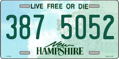 NH license plate 3875052