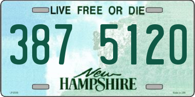 NH license plate 3875120