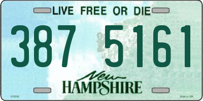 NH license plate 3875161