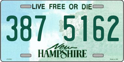 NH license plate 3875162