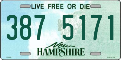NH license plate 3875171