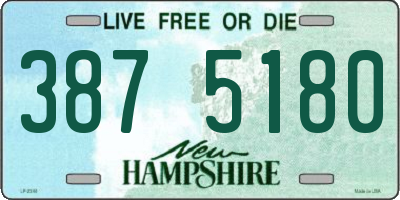 NH license plate 3875180