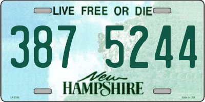 NH license plate 3875244