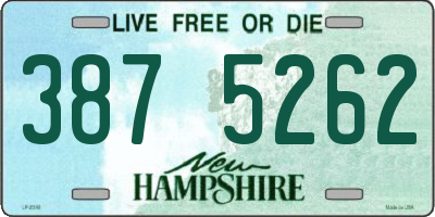 NH license plate 3875262