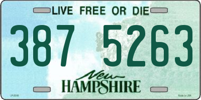 NH license plate 3875263