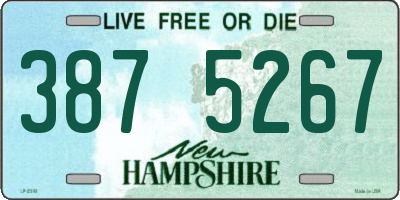 NH license plate 3875267