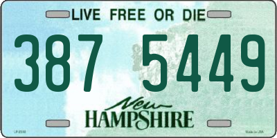 NH license plate 3875449