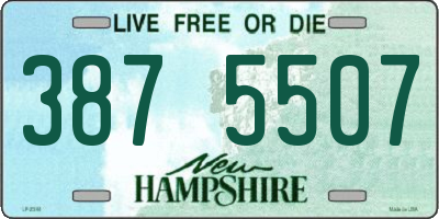 NH license plate 3875507