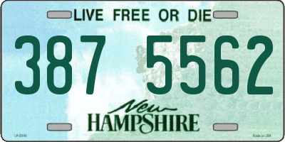 NH license plate 3875562