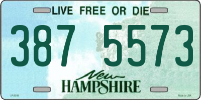 NH license plate 3875573