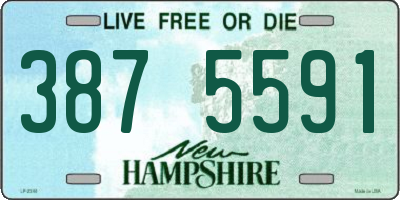 NH license plate 3875591