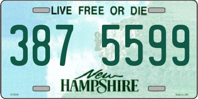 NH license plate 3875599