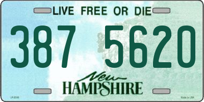 NH license plate 3875620