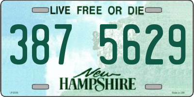 NH license plate 3875629