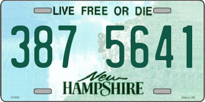 NH license plate 3875641