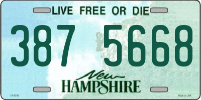 NH license plate 3875668