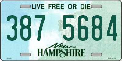 NH license plate 3875684