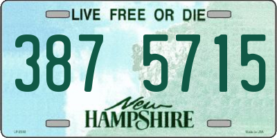 NH license plate 3875715