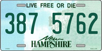 NH license plate 3875762