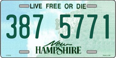 NH license plate 3875771