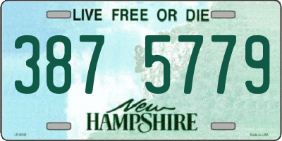 NH license plate 3875779