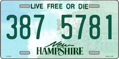 NH license plate 3875781