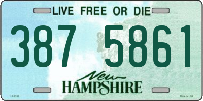 NH license plate 3875861