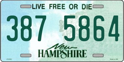 NH license plate 3875864