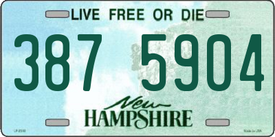 NH license plate 3875904