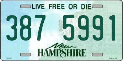 NH license plate 3875991