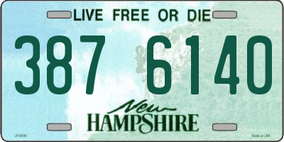 NH license plate 3876140