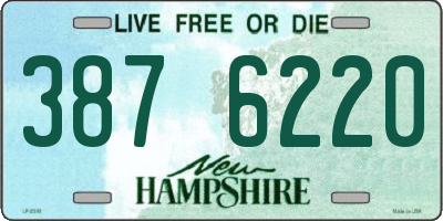 NH license plate 3876220