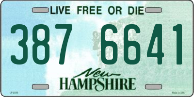 NH license plate 3876641