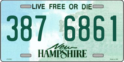 NH license plate 3876861