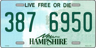 NH license plate 3876950