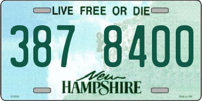 NH license plate 3878400