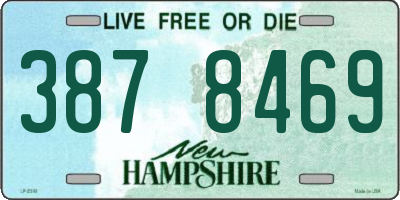 NH license plate 3878469