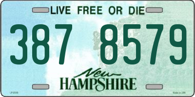 NH license plate 3878579