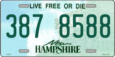NH license plate 3878588