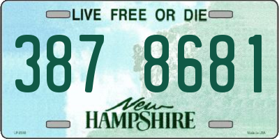 NH license plate 3878681