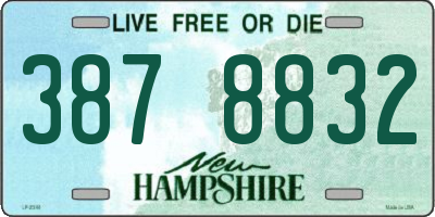 NH license plate 3878832