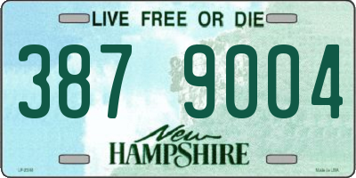 NH license plate 3879004