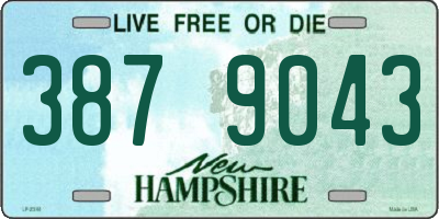 NH license plate 3879043