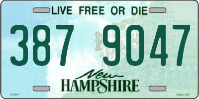 NH license plate 3879047