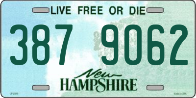 NH license plate 3879062