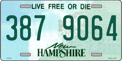 NH license plate 3879064