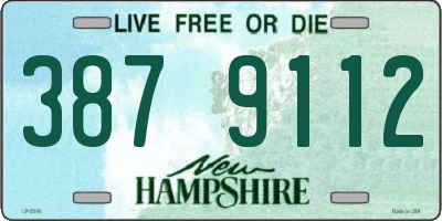 NH license plate 3879112